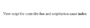 zf create controller foo: Ergebnis