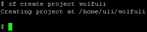 zf create project wolfuli