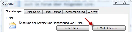 E-Mail Optionen