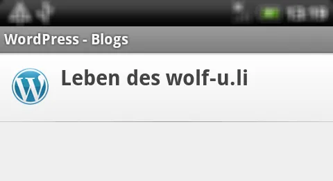 Wordpress Android