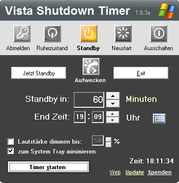 Vista Shutdown Timer