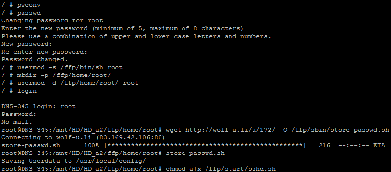 Installation des Fonz fun_plug 0.5 auf dem D-Link ShareCenter DNS-320, DNS-325 und DNS-345
