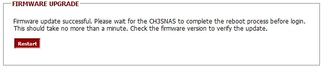 Firmware flashed