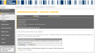 IPv6 bei Hosteurope