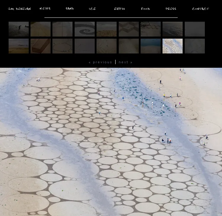 Bilder & Webseite © by Jim Denevan Bilder & Webseite © by Jim Denevan