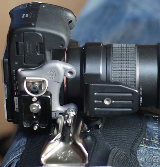 Sony A580 am SpiderPro mit Tamron 70-200/2.8