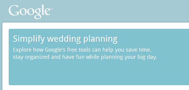 Google Wedding Planning