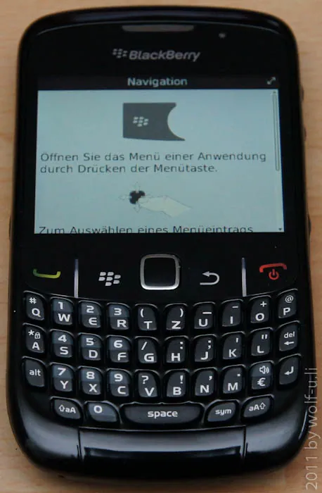 Blackberry Curve 8520 - Einrichtung