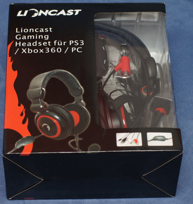 Lioncast Gaming Headset für PS3 / Xbox360 / PC