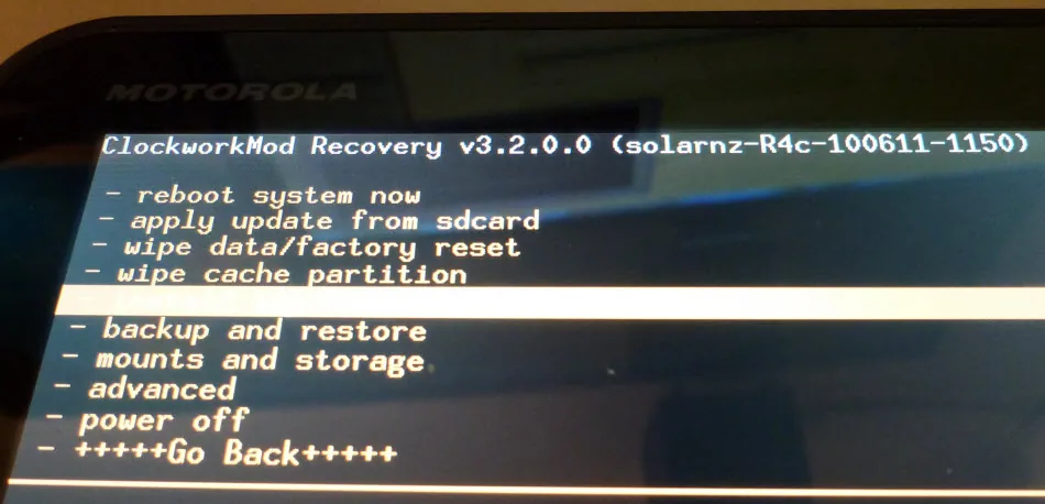 Android ICS auf dem Motorola Xoom