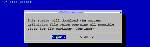 UW Site Loader