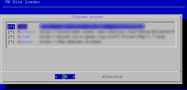 UW Site Loader