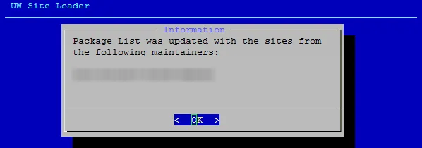 UW Site Loader