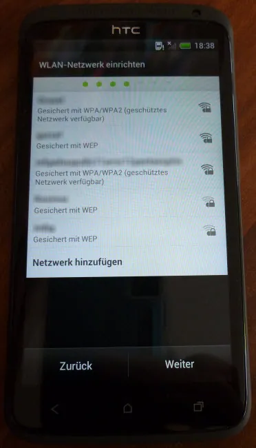 HTC One X Einrichtung
