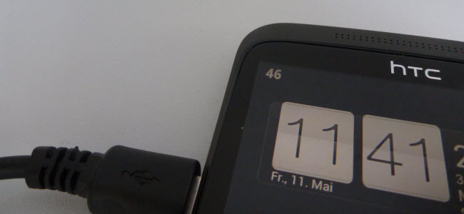 Test und Review des HTC One X: Ladezeit