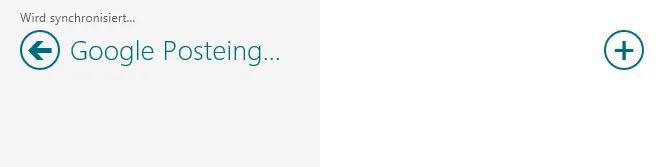 Windows 8 - Mail App - Google Mail einbinden